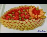A picture of step 2 of Fruit salad.