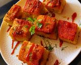 A picture of step 4 of Leftover Rice Dhokla.