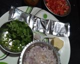 A picture of step 3 of Maggi bhel.