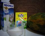 Foto langkah ke 1 dari resep Puding Susu Pepaya.