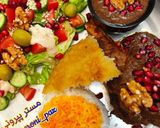 عکس مرحله 1 از دستور فسنجون با گوشت بوقلمون 🦃
