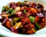A picture of step 3 of Street Style Dry Chilli Chicken.