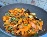 Foto langkah ke 3 dari resep Sayur tumis daging giling.