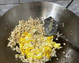 Foto langkah ke 4 dari resep Pasta Makaroni Ayam dan Bayam.