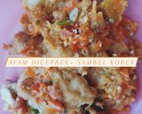 Foto langkah ke 2 dari resep Udang Mercon Sambal Korek x Ayam Geprek.