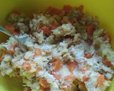 Csirkés-krumplis "lepénykék" recept fázis 4 fotója