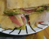 Foto del paso 4 de la receta: Sándwich de tortilla francesa rellena para la cena