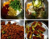 A picture of step 2 of Bharwa Galka Sabji.