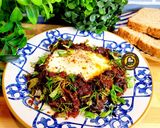 A picture of step 4 of Shakshuka The Middle Eastern Recipe In Indian Style.