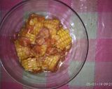 Foto langkah ke 10 dari resep Udang jagung saus padang.