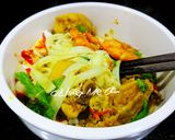 Hình bước làm 2 của món Mì Quảng thập cẩm