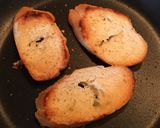 Foto langkah ke 1 dari resep Bruschetta with Feta Cheese and Semi Dried Tomatoes.