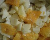 A picture of step 1 of Nestle yoghurt fruit chatt.