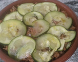Foto del paso 4 de la receta: Pastel / lasaña de calabacín con carne picada