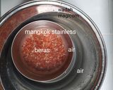 Foto langkah ke 3 dari resep Menanak beras merah pulen 1x proses.