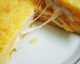 Foto del paso 4 de la receta: Tortilla de patata con cebolla y rellena de jamón y queso