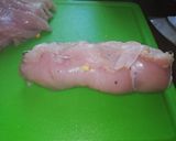 Kolbászos tojásrántottával göngyölt hús paradicsomszószban recept fázis 3 fotója