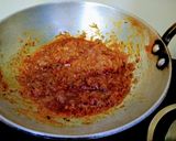 A picture of step 2 of Banana flower with small cowpeas Curry.