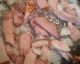 A picture of step 2 of Ham and Squash.
