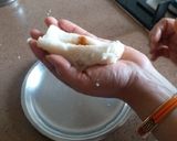 A picture of step 2 of Paneer stuffed rolls.