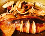 A picture of step 4 of 5-Minute Easy Grilled Squid – Japanese Festival Style.