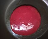 A picture of step 4 of Red velvet Pancake.