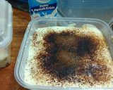 Gambar langkah 5 resipi Resepi cheesekut tiramisu sedap dan berkrim.