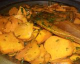 صورة لخطوة 1 من وصفة طاجين البطاطس الحلوة 🥔🍠