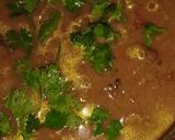A picture of step 8 of Mutton kuzhambu.