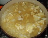 A picture of step 4 of Staff Meal Rice Porridge with Wakame and Egg.