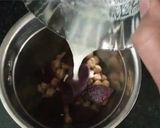 A picture of step 1 of Beet Hummus Sandwich.