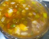फ्रेंच बींस एंड वेजी सूप(french beans and veggie soup recipe in रेसिपी चरण 4 फोटो