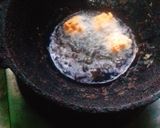 A picture of step 3 of Piyaju (Red Lentil & Onion fritters).