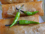 Lumpia rebung ayam