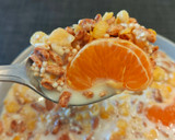 Foto del paso 4 de la receta: Desayuno fitness de mandarina con cacahuete en polvo desgrasado