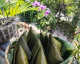 Hình bước làm 4 của món Bánh ít lá cẩm nhân dừa