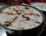 A picture of step 6 of Boondi Rayta.