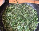 Tejszínes spenót serrano sonkával￼ recept fázis 1 fotója