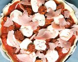 Une image de l'étape 5 de Pizza chèvre chorizo.