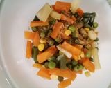 A picture of step 9 of Healthy Rice Bowl with Stir Fried Chicken.