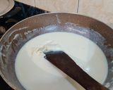 A picture of step 4 of Pasta in White Sauce.