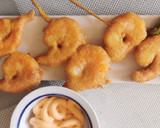 Foto del paso 7 de la receta: Brocheta de Buñuelos de Langostinos