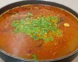 A picture of step 6 of Jogeshwari Misal --- A Perfect Maharashtrian Platter.