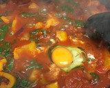 A picture of step 6 of Huevos Rancheros (Spicy Mexican breakfast / brunch).