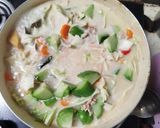 Foto langkah ke 3 dari resep Lodeh Ayam Giling Bumbu Iris.