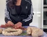 A picture of step 2 of Simit Bread.