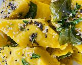 A picture of step 12 of Dhokla.
