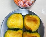 รูปขั้นตอนการทำที่ 1 ของ ฟักทองญี่ปุ่นหน้าหมูสับ