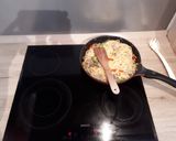 A picture of step 9 of Fried Pasta.