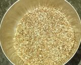 A picture of step 1 of Healthy Ragi Flakes Chilla.